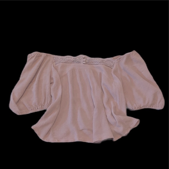 •Small Peasant Style Perfect Nude Blouse by Addie• - Picture 3 of 4